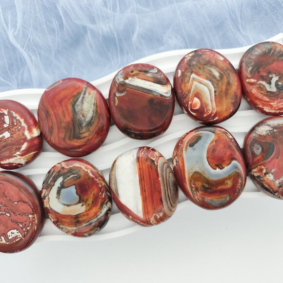 Warring States Red Agate Palm Stone - Picture 1 of 10